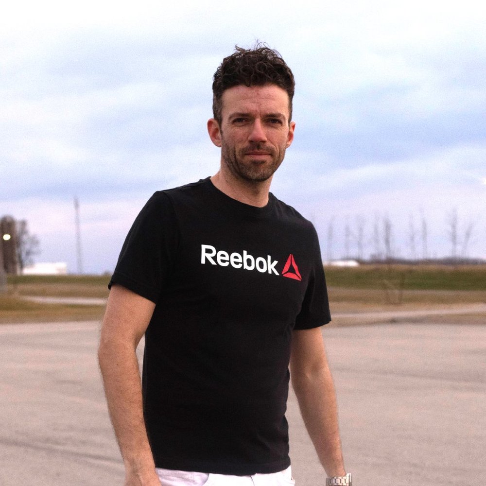 Reebok Black t-shirt Sized Medium